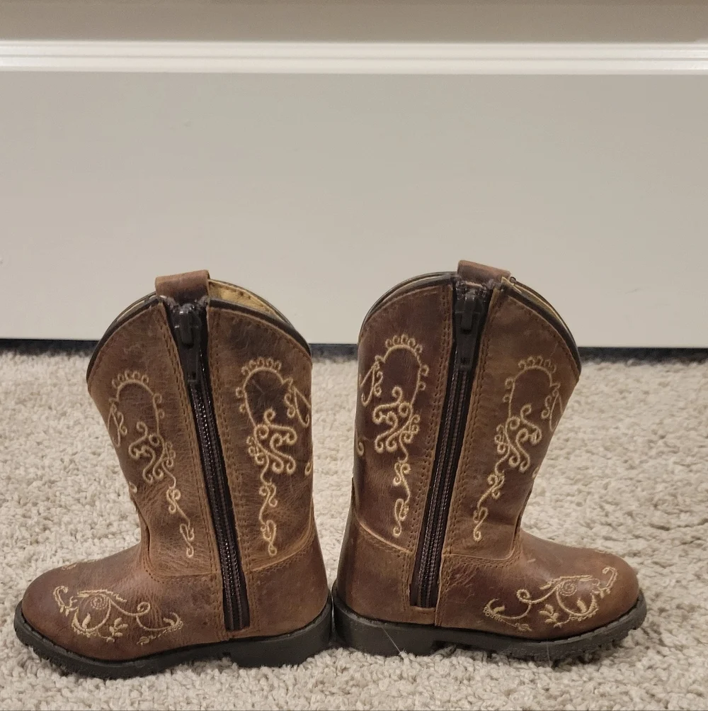 Smoky Hopalong Western Boots Size 4 Toddler